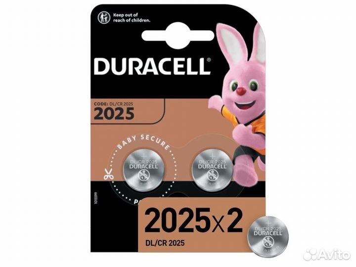 Батарейка Duracell DR CR2025/2BL (2шт)