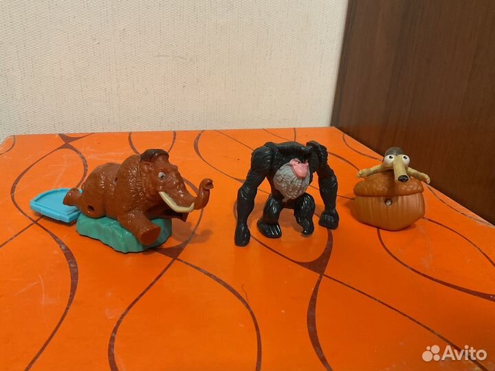 Игрушки Мадагаскар, Ледниковый период. Макдональдс