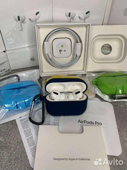 Наушники airpods pro с шумоподавлением