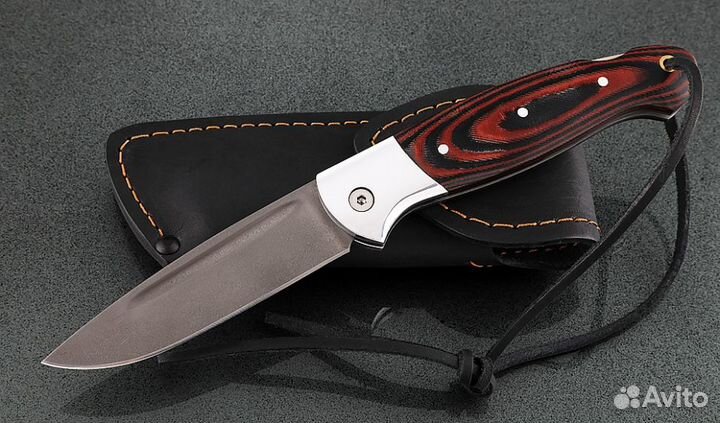 Складной нож Ворон, сталь Х12мф, рукоять накладки
