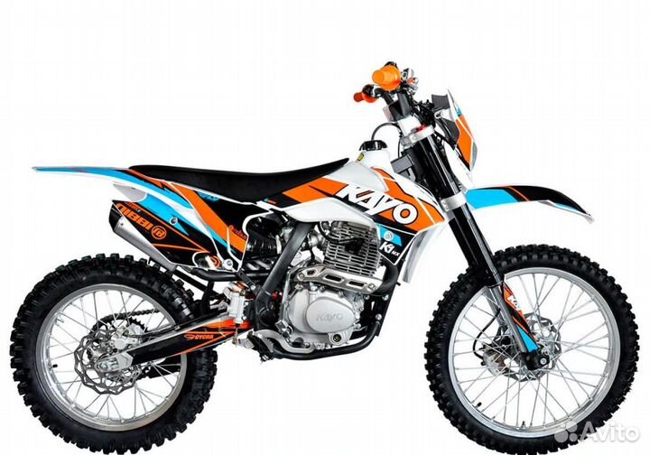 Мотоцикл кроссовый kayo K1 250 MX 21/18 (2022 г.)