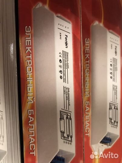 Электронный балласт для люминесцентных ламп 2х36 В