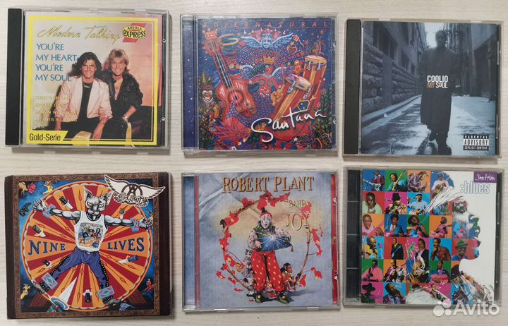 Коллекция фирменных CD дисков 1 лотом