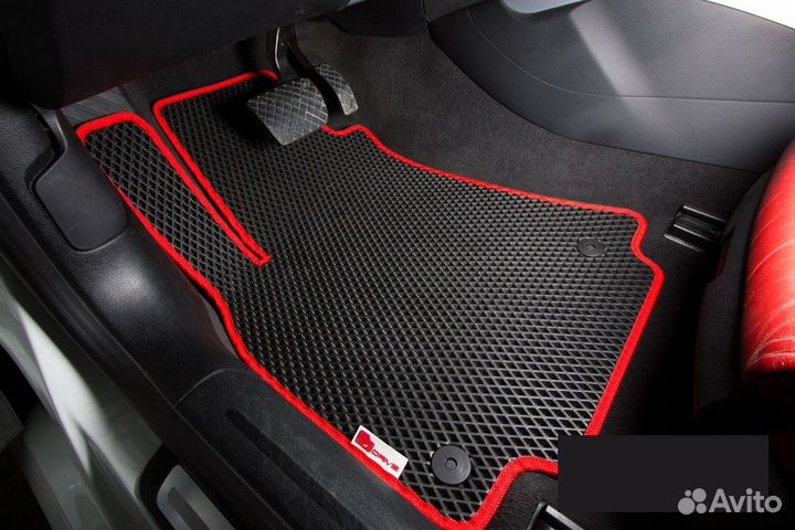 Автоковрики нового поколения эва на toyota prado