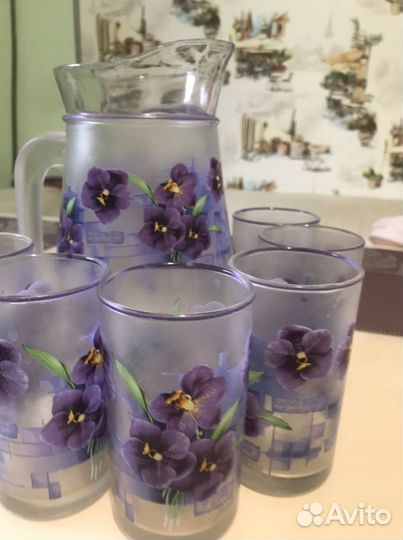 Графин и 6 стаканов