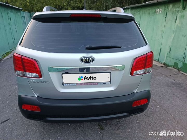 Kia Sorento 2.4 AT, 2010, 104 510 км
