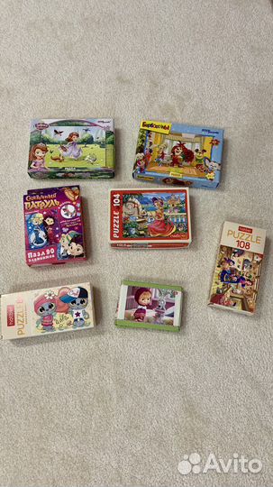 Пазлы игры для девочки 5+