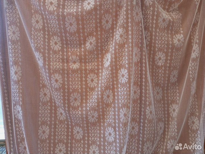 Новая гардина / тюль 1,5х2,46м