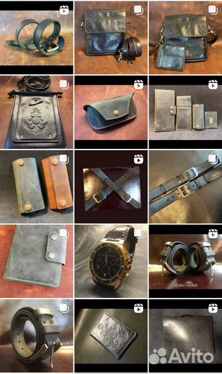 Изделия из кожи ручной работы на заказ