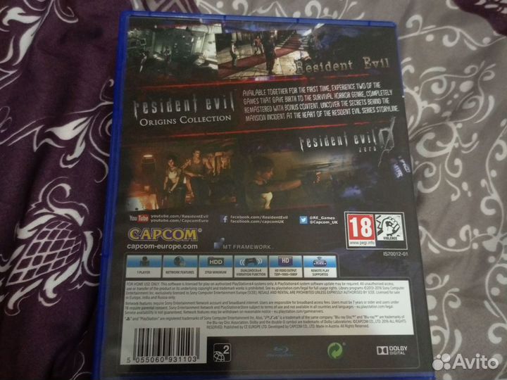 Resident evil origins collection ps4