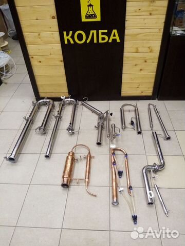 Бражная колонна, ректификационная, пленочная колон