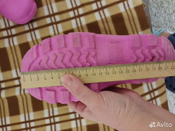 Резиновые сапоги для девочки 35 размер