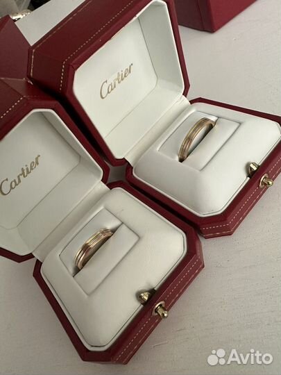 Комплект обручальных колец Cartier оригинал