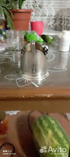 Подстаканник серебро 875 115 грамм