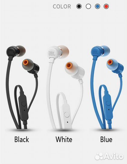 Наушники проводные JBL tune110 Новые