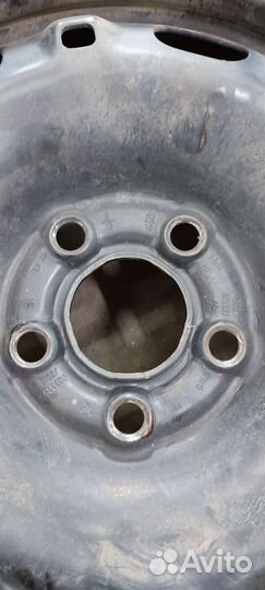 Диски штампованные r14 на polo fabia