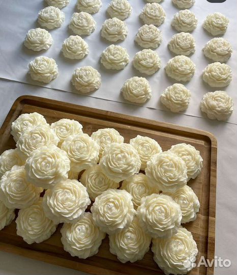 Свадебные пионы,подарок гостям,украшение стола