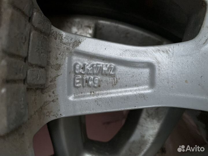 Колеса volkswagen R17