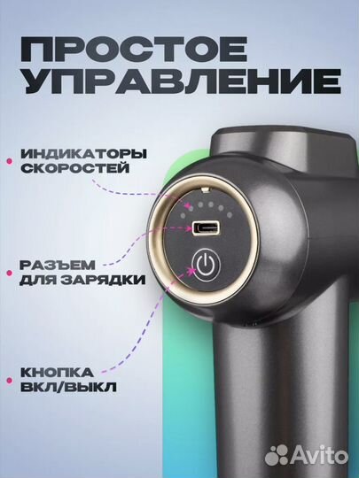 Перкусионный массажер для тела