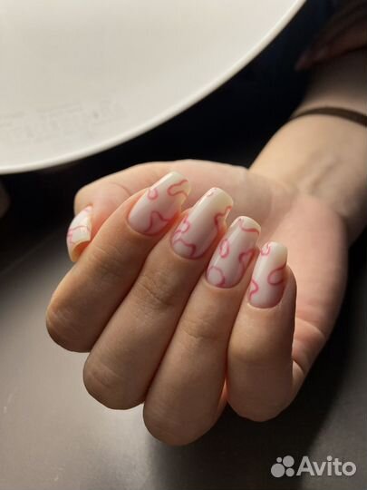 Маникюр с покрытием