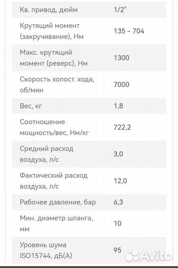 Гайковерт пневматический chicago pneumatic cp7749