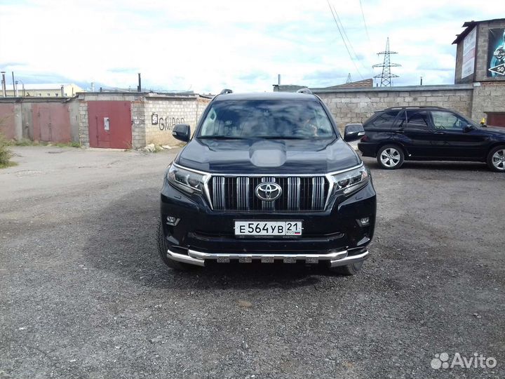 Защита бампера LC150 Prado