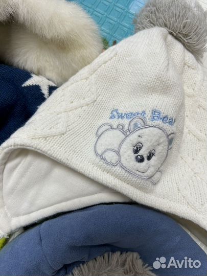 Детские шапочки 6-18 мес