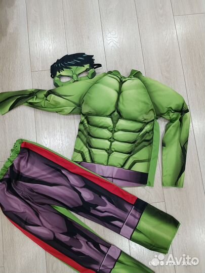 Костюм Халка 128-134, на возраст 6-7 лет