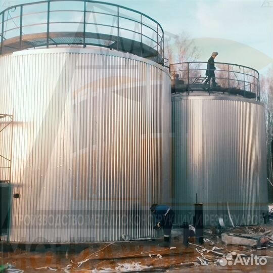 Резервуары вертикальные рвс 300/500/700/1000м3 под