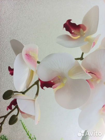 Орхидея (фаленопсис) искусственная для декора