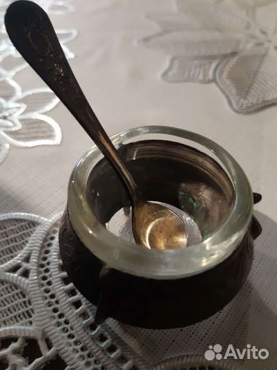 Солонка мельхиор СССР