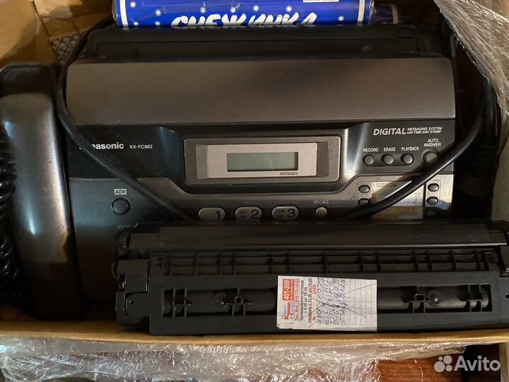 Факс panasonic + телефон