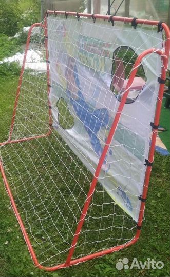 Футбольные ворота детские с экраном