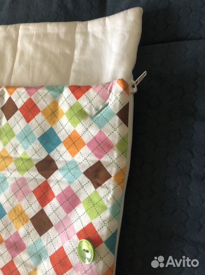 Конверт на выписку и в коляску весна-лето