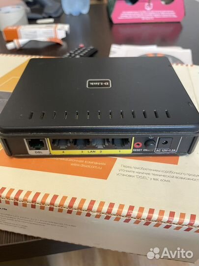 Adsl маршрутизатор d-link dsl-2540u