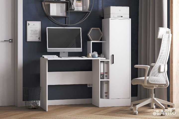 Стол компьютерный 1,35м скм-2, наличие