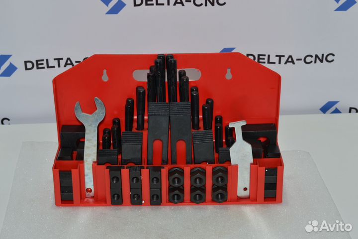 Комплект прижимов 0205, Т-паз 16 мм, М12