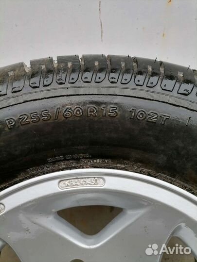 R15 General Tire XP 2000 II 255/60, PCD 5x139.7 DIA 109.5