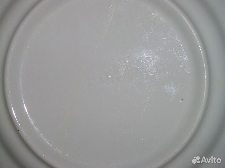 Три тарелки из сервиза Сирень зик