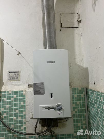 Газовая колонка bosch (wr 10 2p) с установкой