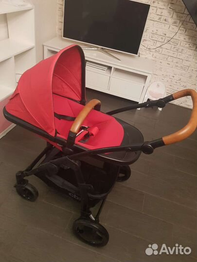 Коляска 3 в 1 CBX Leotie Lux Crunchy Red