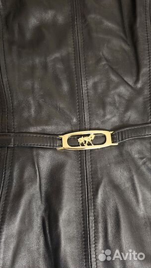 Кожаное платье натуральная кожа