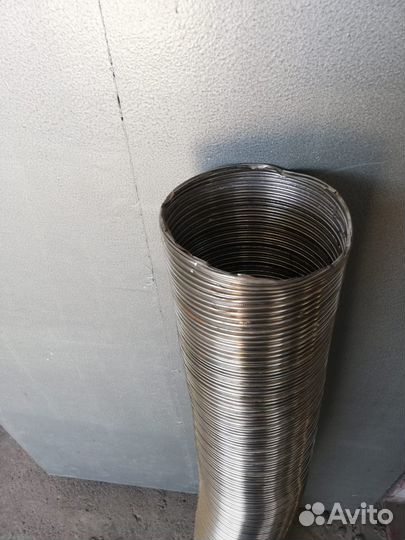 Гофра газоход для вытяжки из нержавейки