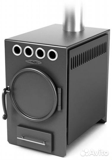 Печь Отопительная Нормаль-2 Турбо антрацит, тв