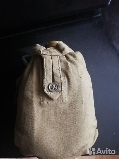 Фляжка армейская с чехлом