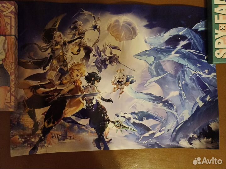 Плакат геншин импакт