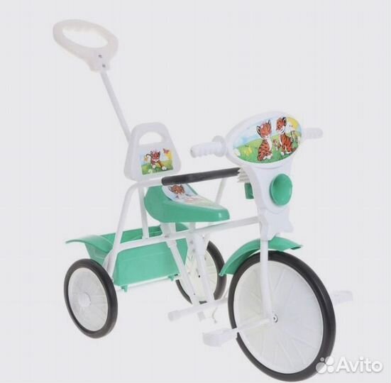 Велосипед коляска с ручкой