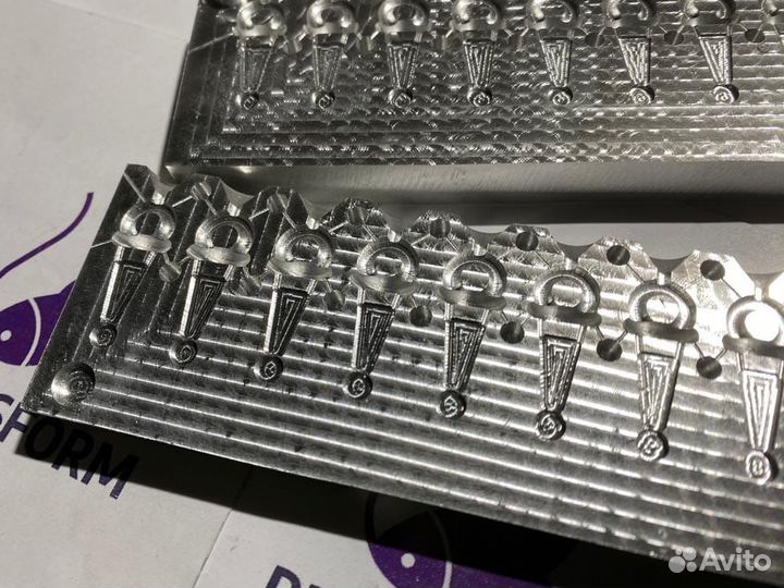 Форма чпу для литья клипс (свинцовых)