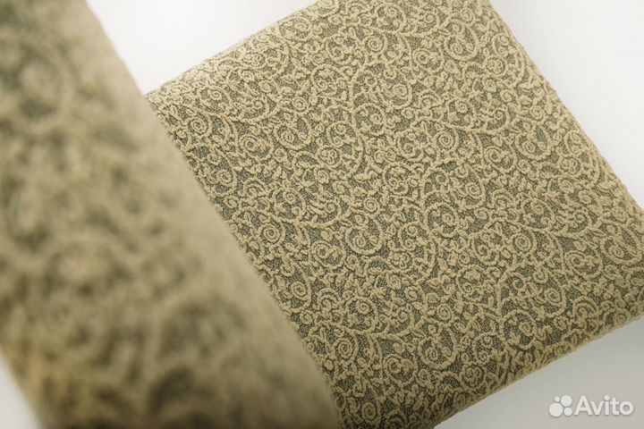 Чехлы на стулья со спинкой без оборки, Бежевый