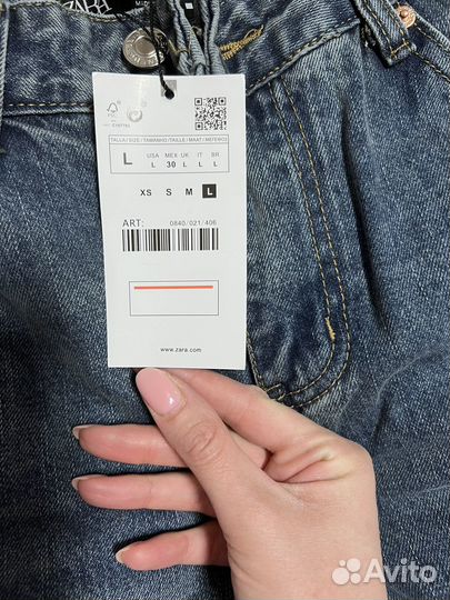 Джинсы zara